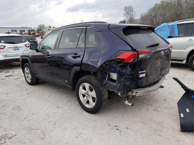 2T3RWRFV9KW032408 - 2019 TOYOTA RAV4 XLE BLUE photo 2