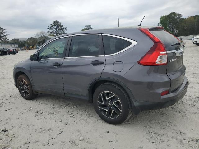 5J6RM4H45GL117828 - 2016 HONDA CR-V SE GRAY photo 2