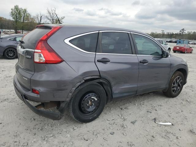 5J6RM4H45GL117828 - 2016 HONDA CR-V SE GRAY photo 3