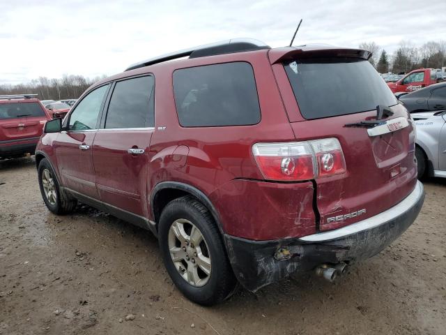 1GKER33D29J122446 - 2009 GMC ACADIA SLT-2 BURGUNDY photo 2