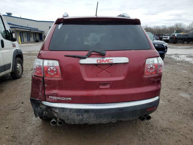 1GKER33D29J122446 - 2009 GMC ACADIA SLT-2 BURGUNDY photo 6