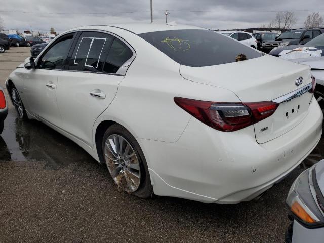 JN1EV7AR2JM439968 - 2018 INFINITI Q50 LUXE WHITE photo 2