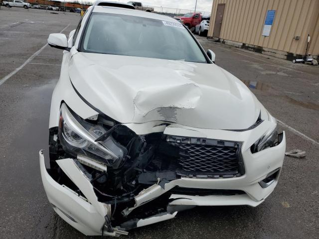 JN1EV7AR2JM439968 - 2018 INFINITI Q50 LUXE WHITE photo 5