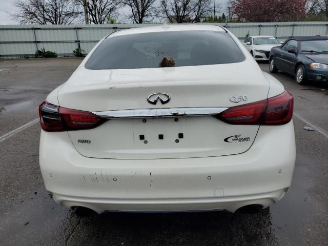 JN1EV7AR2JM439968 - 2018 INFINITI Q50 LUXE WHITE photo 6