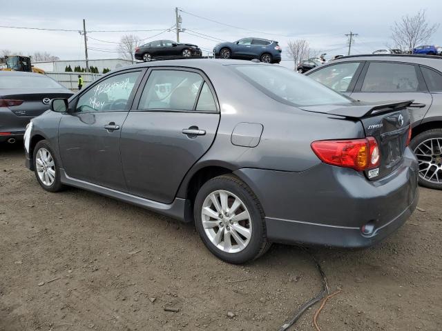 2T1BU4EEXAC474554 - 2010 TOYOTA COROLLA BASE GRAY photo 2