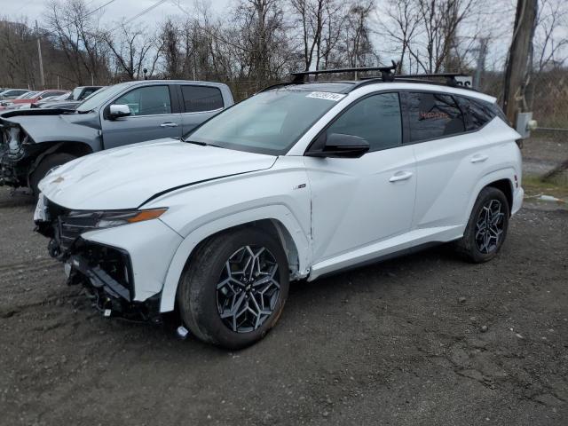 KM8JFCD16RU147612 - 2024 HYUNDAI TUCSON N LINE WHITE photo 1