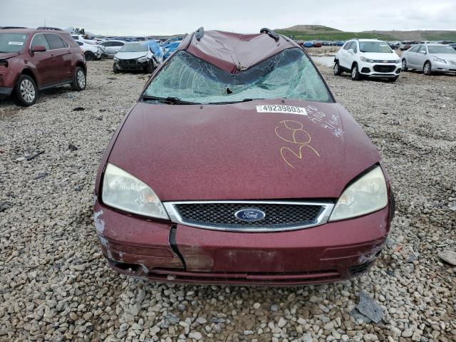 1FAHP36N06W239966 - 2006 FORD FOCUS ZXW BURGUNDY photo 5