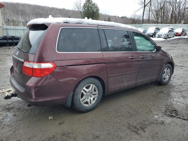 5FNRL38867B074447 - 2007 HONDA ODYSSEY TOURING BURGUNDY photo 3