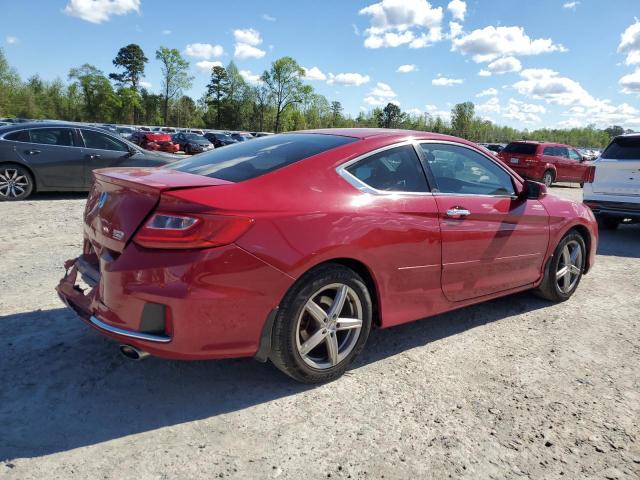 1HGCT1B77EA001203 - 2014 HONDA ACCORD EX RED photo 3