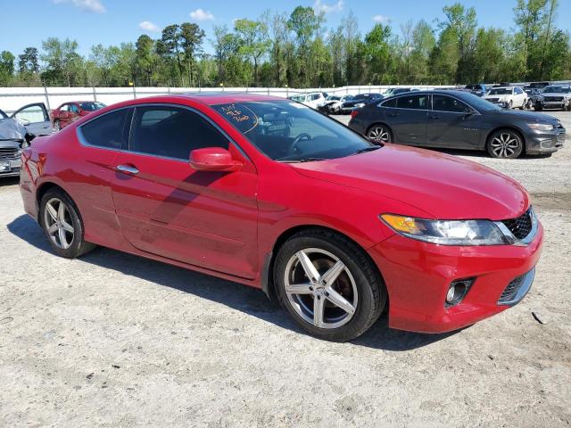 1HGCT1B77EA001203 - 2014 HONDA ACCORD EX RED photo 4