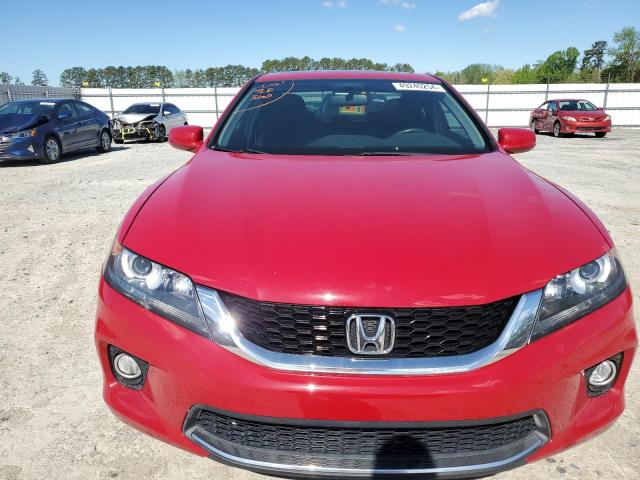 1HGCT1B77EA001203 - 2014 HONDA ACCORD EX RED photo 5