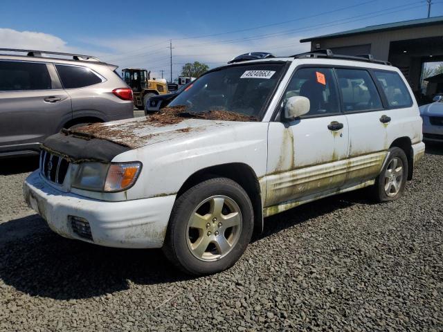 JF1SF65661H710522 - 2001 SUBARU FORESTER S WHITE photo 1