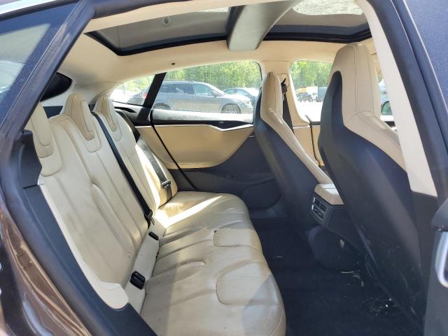 5YJSA1H12EFP43101 - 2014 TESLA MODEL S Коричневий фото 10