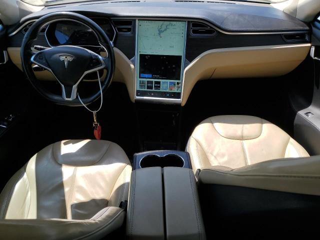 5YJSA1H12EFP43101 - 2014 TESLA MODEL S Коричневий фото 8