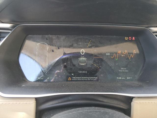 5YJSA1H12EFP43101 - 2014 TESLA MODEL S Коричневий фото 9