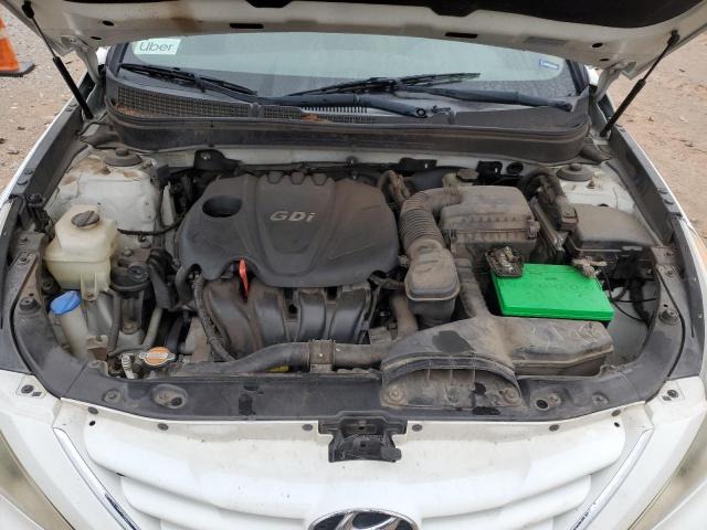 5NPEB4AC4CH333521 - 2012 HYUNDAI SONATA GLS WHITE photo 11