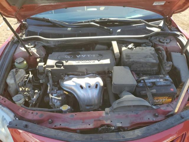 4T4BE46KX8R028307 - 2008 TOYOTA CAMRY CE RED photo 11