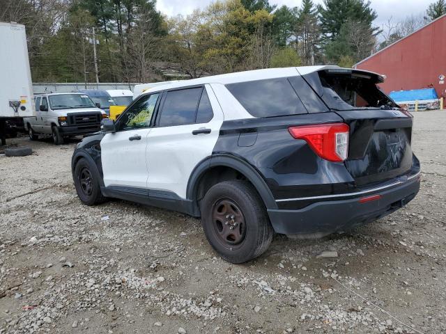 1FM5K8AW4MNA19656 - 2021 FORD EXPLORER POLICE INTERCEPTOR TWO TONE photo 2