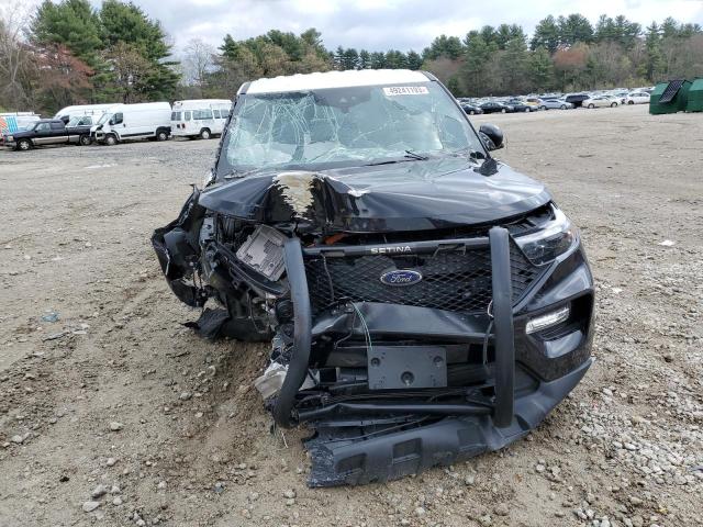 1FM5K8AW4MNA19656 - 2021 FORD EXPLORER POLICE INTERCEPTOR TWO TONE photo 5