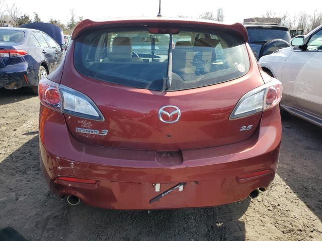 JM1BL1H55A1261819 - 2010 MAZDA 3 S BURGUNDY photo 6