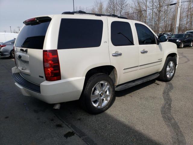 1GNUKCE06AR164055 - 2010 CHEVROLET TAHOE K1500 LTZ WHITE photo 3