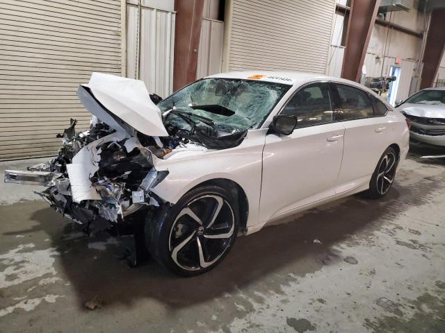 1HGCV1F3XNA091061 - 2022 HONDA ACCORD SPORT WHITE photo 1