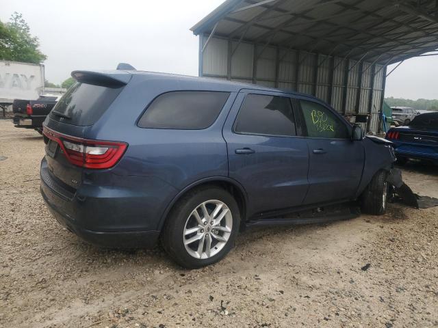 1C4RDHDG2MC845938 - 2021 DODGE DURANGO GT BLUE photo 3