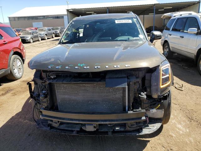 5XYP5DHC3NG274297 - 2022 KIA TELLURIDE SX GREEN photo 5