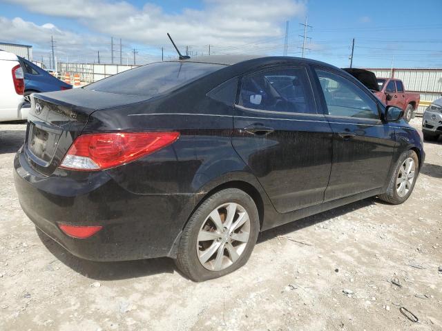 KMHCU4AE2CU162689 - 2012 HYUNDAI ACCENT GLS BLACK photo 3