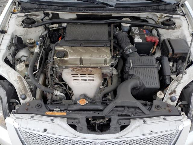 4A32B3FF9AE011158 - 2010 MITSUBISHI GALANT ES WHITE photo 11