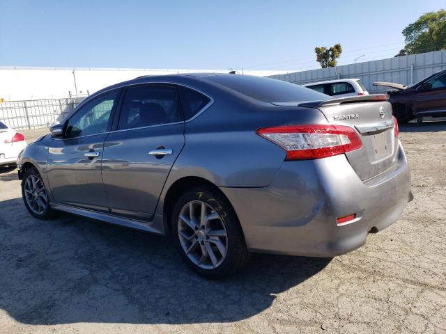 3N1AB7AP0FY363113 - 2015 NISSAN SENTRA S GRAY photo 2