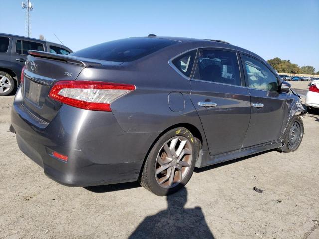 3N1AB7AP0FY363113 - 2015 NISSAN SENTRA S GRAY photo 3