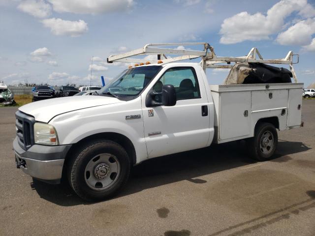 1FDWF34P27EB16830 - 2007 FORD F350 SRW SUPER DUTY WHITE photo 1