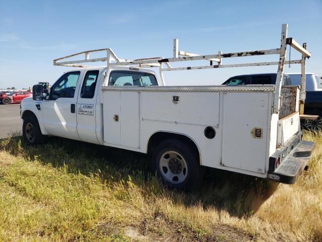 1FDSX34568EB11707 - 2008 FORD F350 SRW SUPER DUTY WHITE photo 2