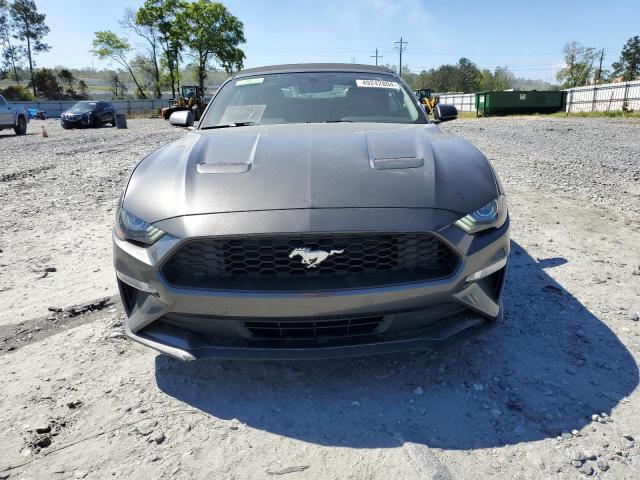 1FATP8UH1L5137128 - 2020 FORD MUSTANG GRAY photo 5