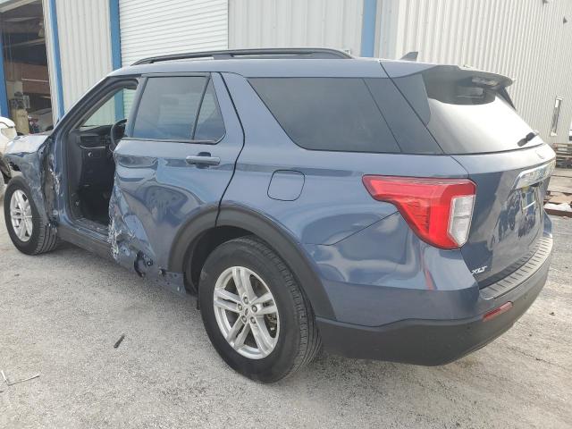 1FMSK7DH3MGA51612 - 2021 FORD EXPLORER XLT BLUE photo 2