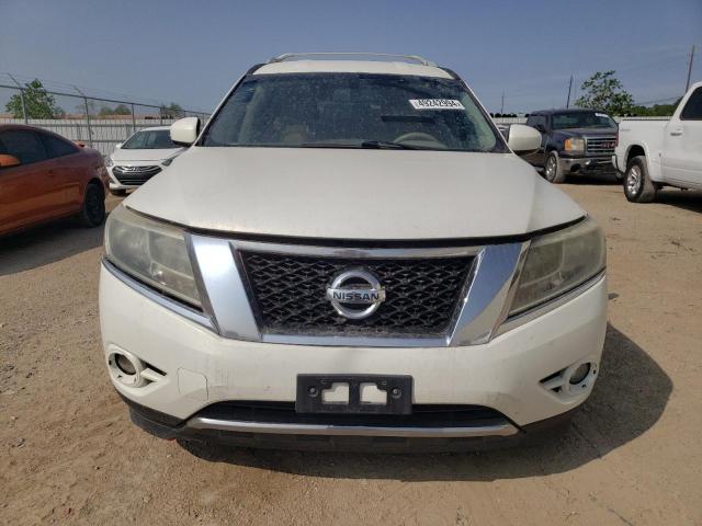 5N1AR2MN7EC696255 - 2014 NISSAN PATHFINDER S WHITE photo 5