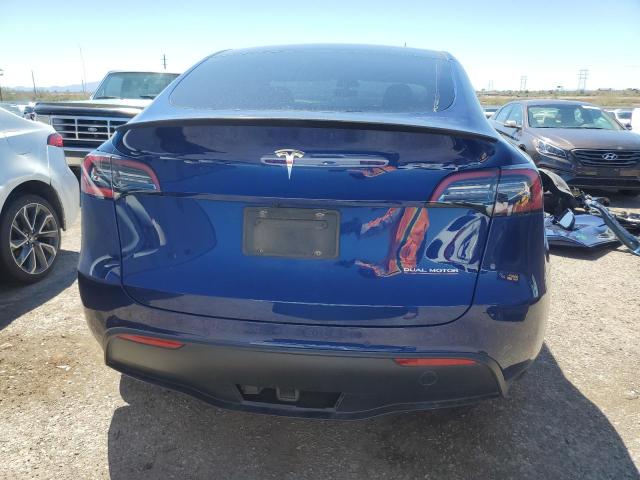 5YJYGDEF9MF303160 - 2021 TESLA MODEL Y BLUE photo 6