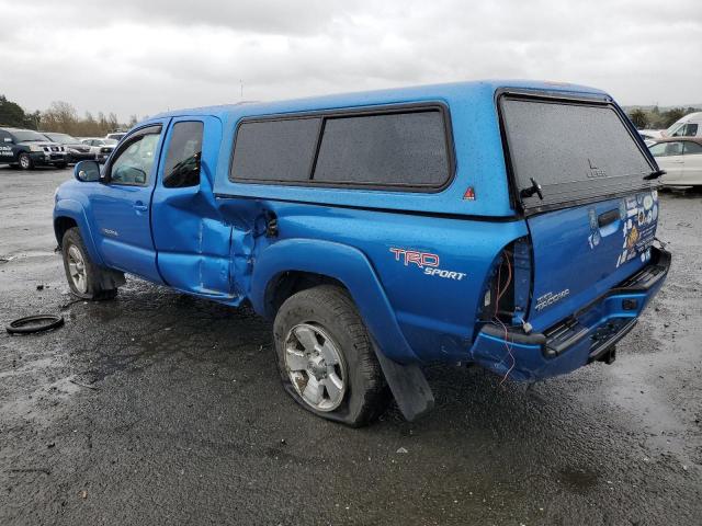 5TETU62N65Z040927 - 2005 TOYOTA TACOMA PRERUNNER ACCESS CAB BLUE photo 2