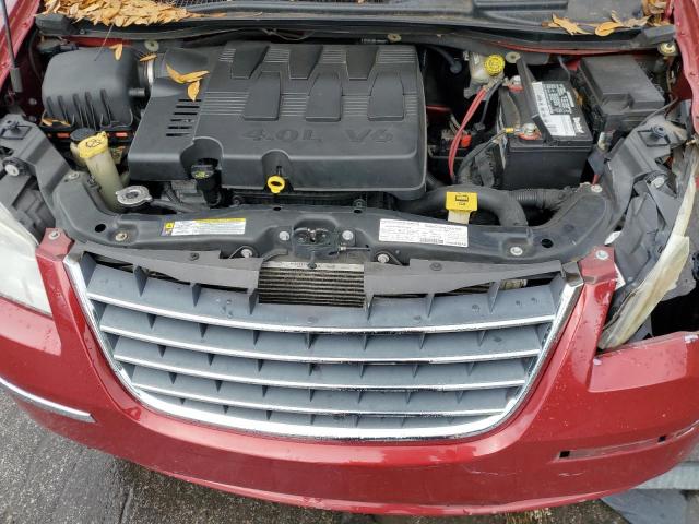 2A8HR64X38R814849 - 2008 CHRYSLER TOWN & COU LIMITED RED photo 12
