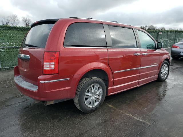 2A8HR64X38R814849 - 2008 CHRYSLER TOWN & COU LIMITED RED photo 3