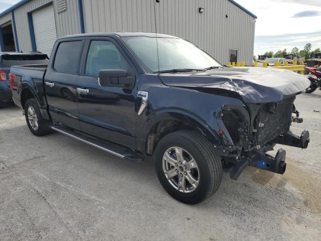 1FTEW1C59MFB47972 - 2021 FORD F150 SUPERCREW BLUE photo 4