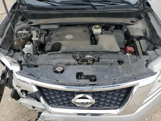 5N1AR2MN0FC660277 - 2015 NISSAN PATHFINDER S SILVER photo 12