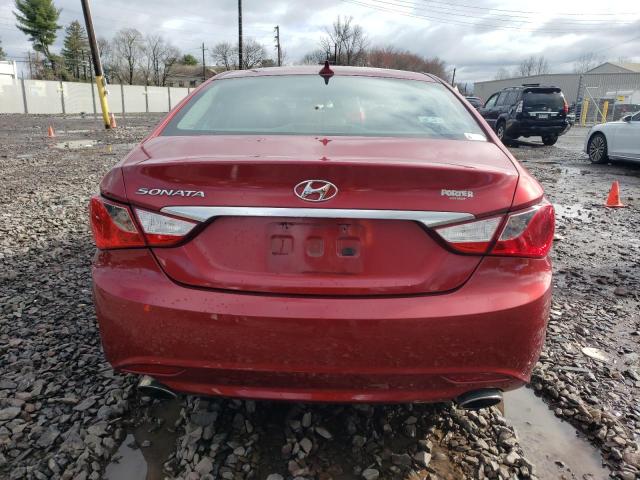 5NPEC4AC4DH514701 - 2013 HYUNDAI SONATA SE RED photo 6