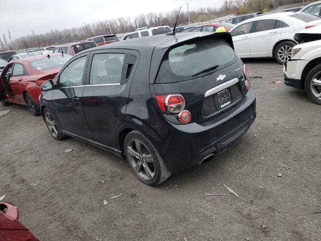 1G1JG6SBXD4231478 - 2013 CHEVROLET SONIC RS BLACK photo 2