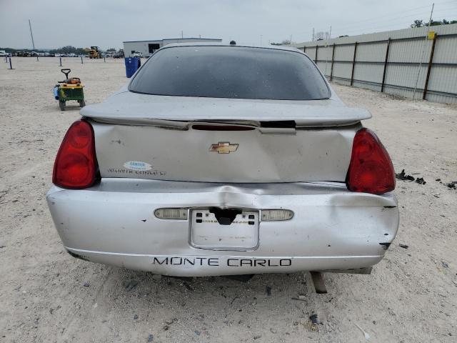 2G1WM15K369316000 - 2006 CHEVROLET MONTE CARL LT SILVER photo 6