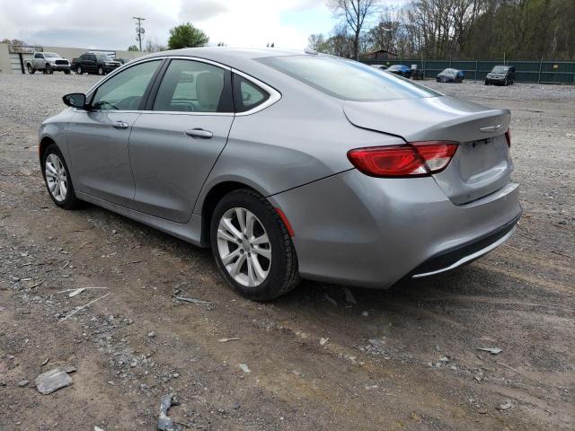 1C3CCCAB7FN562483 - 2015 CHRYSLER 200 LIMITED SILVER photo 2