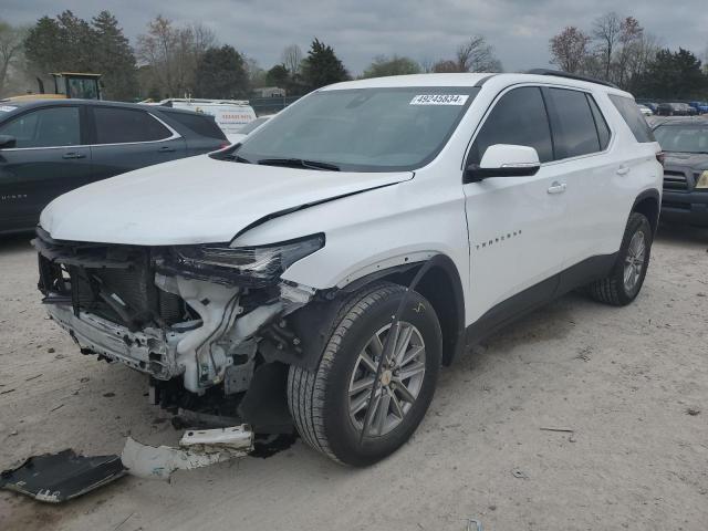 1GNEVHKW9NJ112294 - 2022 CHEVROLET TRAVERSE LT WHITE photo 1