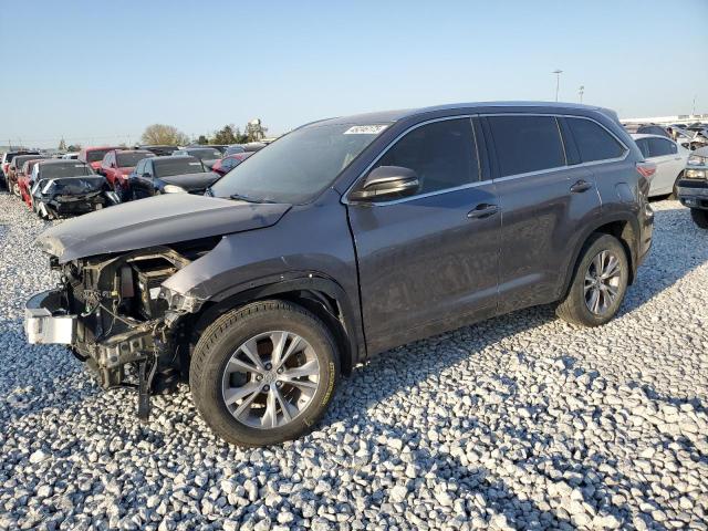 5TDJKRFHXFS176303 - 2015 TOYOTA HIGHLANDER XLE 灰色 照片 1