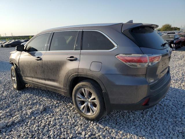 5TDJKRFHXFS176303 - 2015 TOYOTA HIGHLANDER XLE 灰色 照片 2